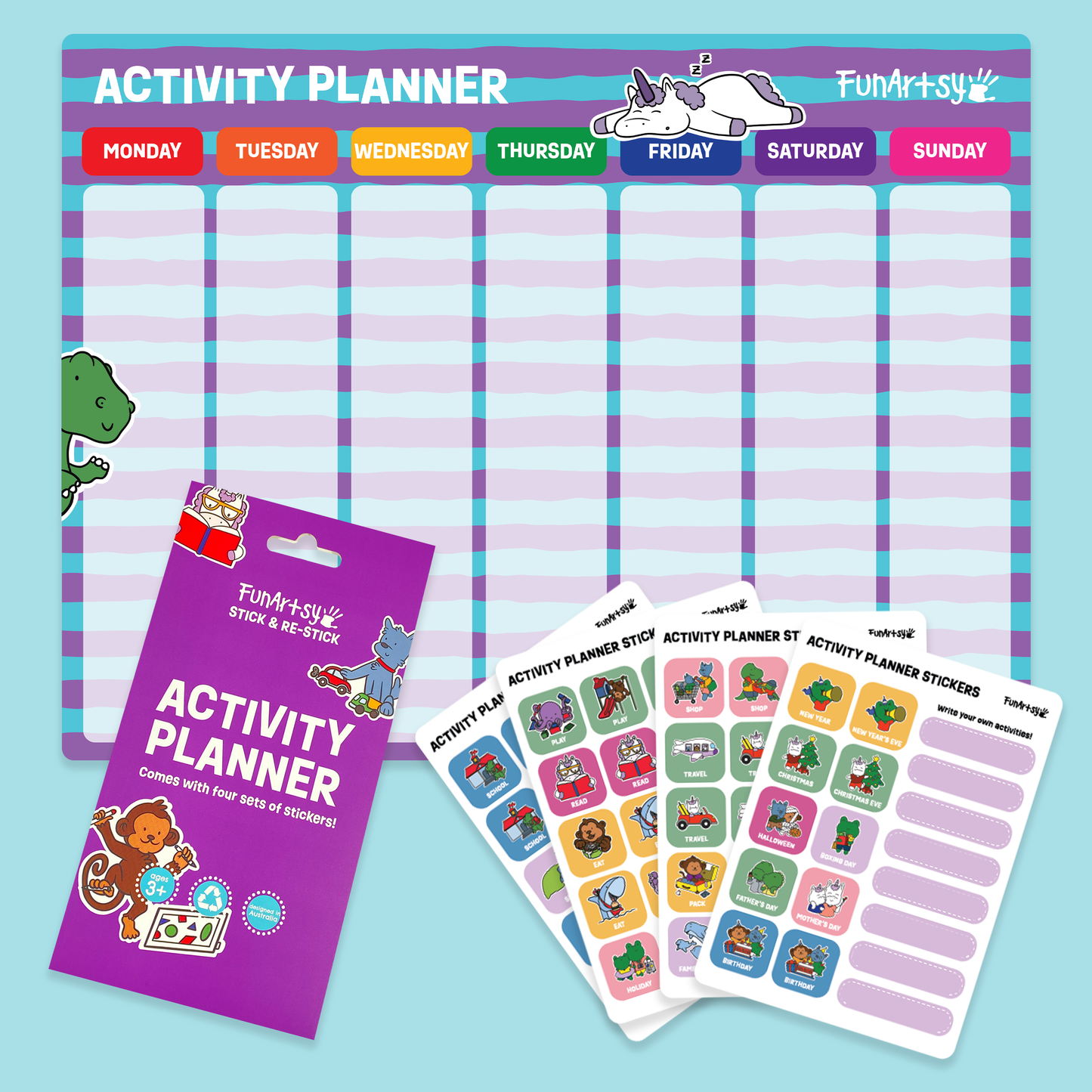 Stick & Re-Stick Activity Planner