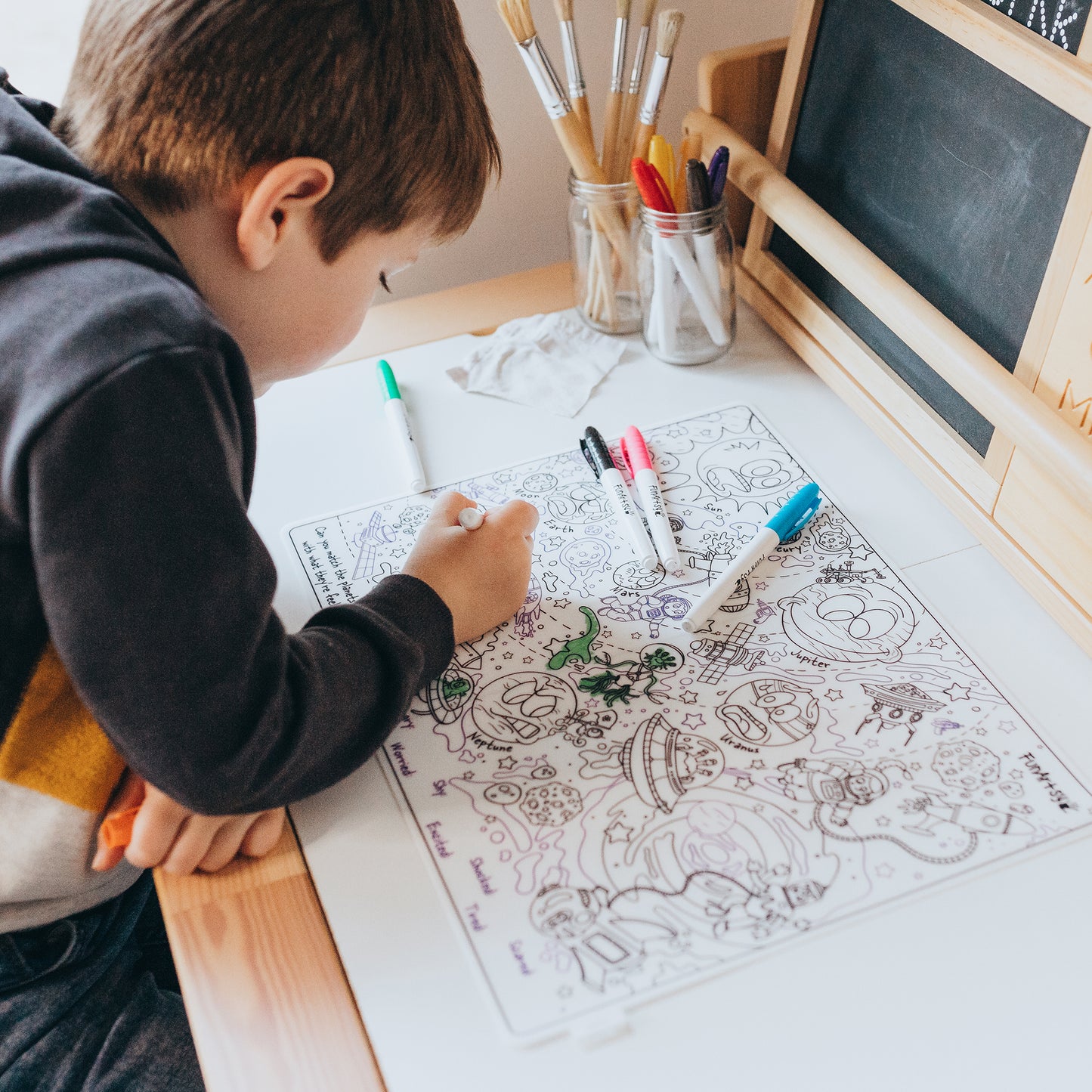 Washable Silicone Placemat (Space)